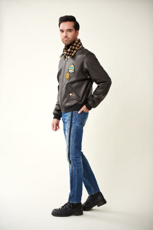 Olimpio Aviator Jacket - Image 4