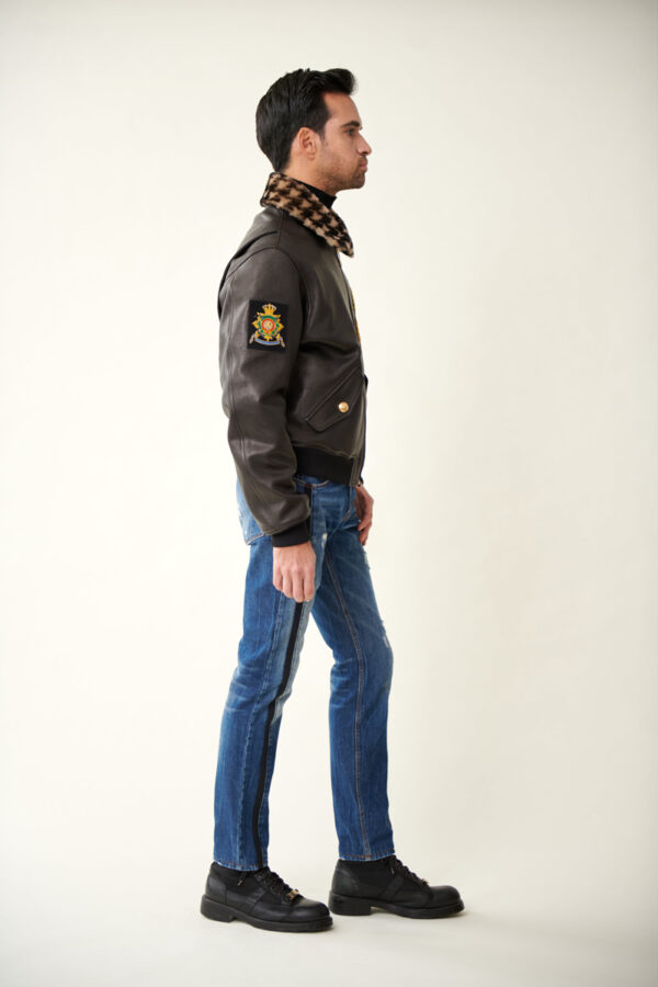 Olimpio Aviator Jacket - Image 2